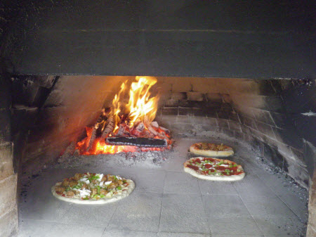 Pizzas in the Wood-fired Oven